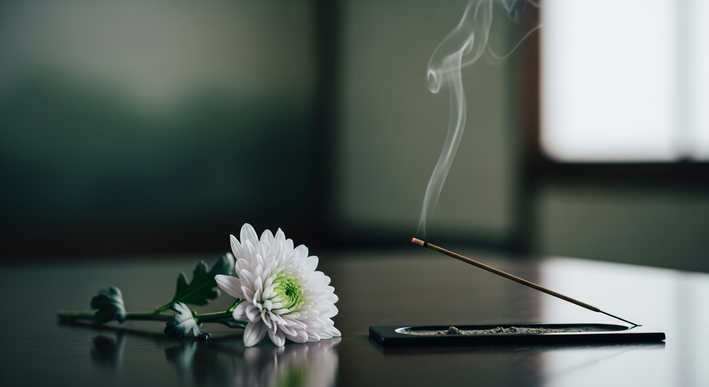 喪中の期間と過ごし方について優しく解説する案内画像 (ファイル名: mochu-period-guide.jpg)