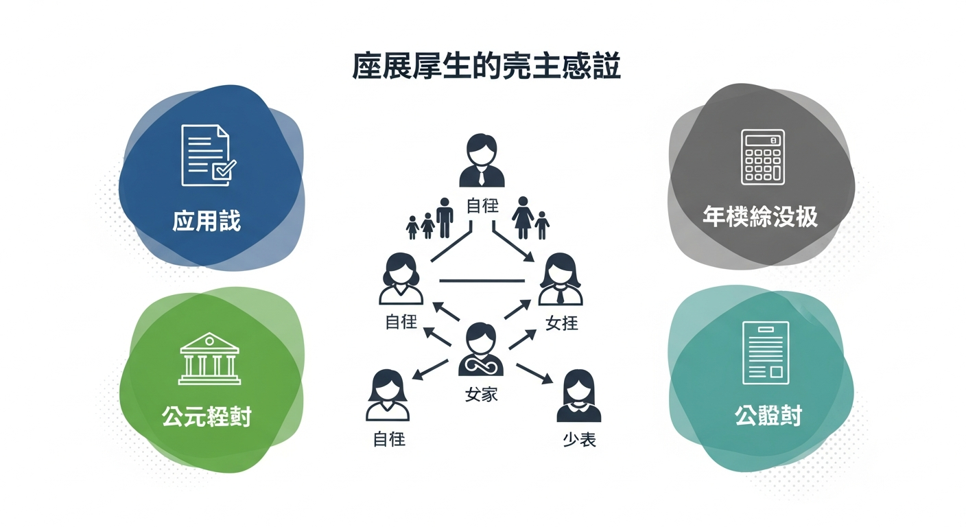 家族の関係図と公的書類の記入例を示す続柄の正しい書き方早見表 (filename: family-relationship-guide.jpg)