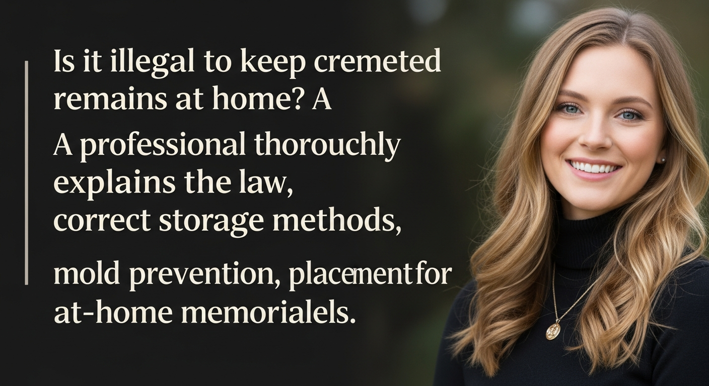 手元供養としてリビングに飾られたおしゃれなミニ骨壺と花 (filename: keep-ashes-at-home-guide.jpg)