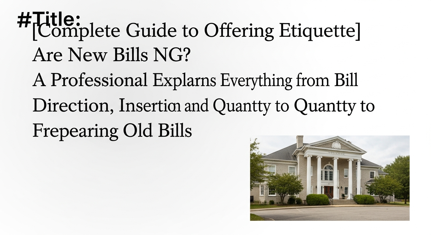 お布施の封筒と綺麗なお札を丁寧に準備する様子 (ファイル名: obuse-money-manners.jpg)